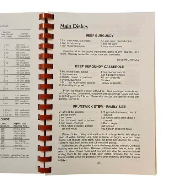 Ebony Virginia Cookbook Ladies Auxiliary Volunteer Fire Department 2005 Vintage - Picture 5 of 14